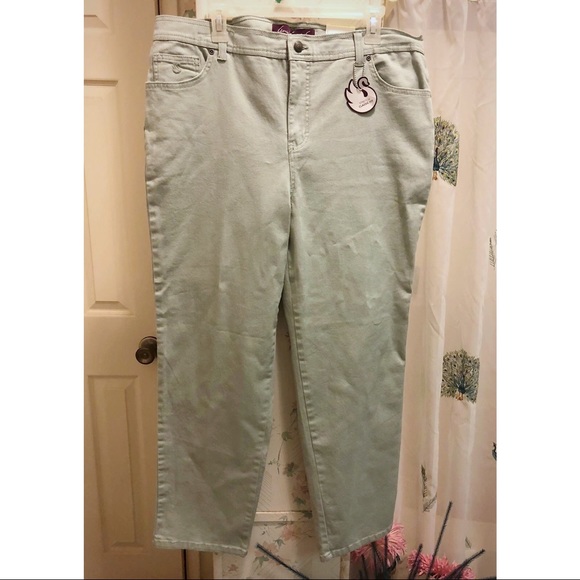 Gloria Vanderbilt Pants - Gloria Vanderbilt Light Blue Pants 18W